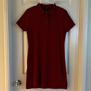 Forever 21 Burgundy Polo Mini Dress
